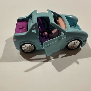 Aqua Toy Car with Purple Interior